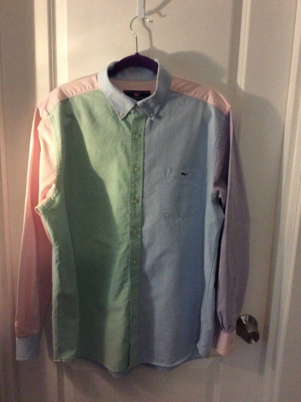 Vineyard Vines Tucker Shirt Menes XL Multicolor Color Block